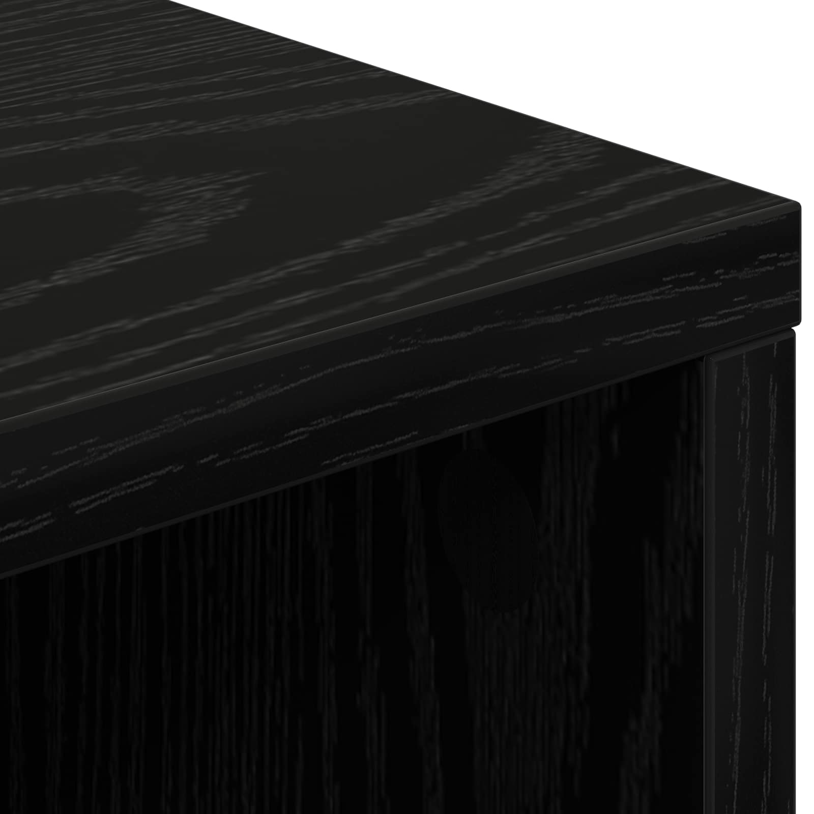 Sideboard mit Schubladen Schwarz Eichen-Optik 60 x 33,5 x 84 cm