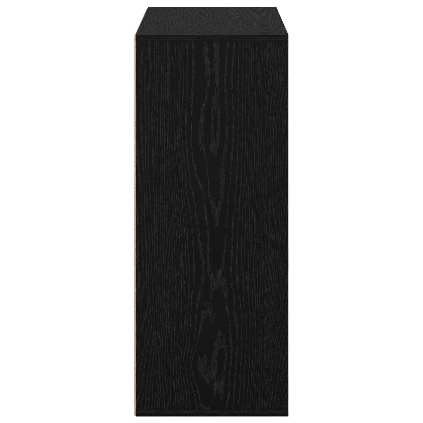 Sideboard mit Schubladen Schwarz Eichen-Optik 60 x 33,5 x 84 cm