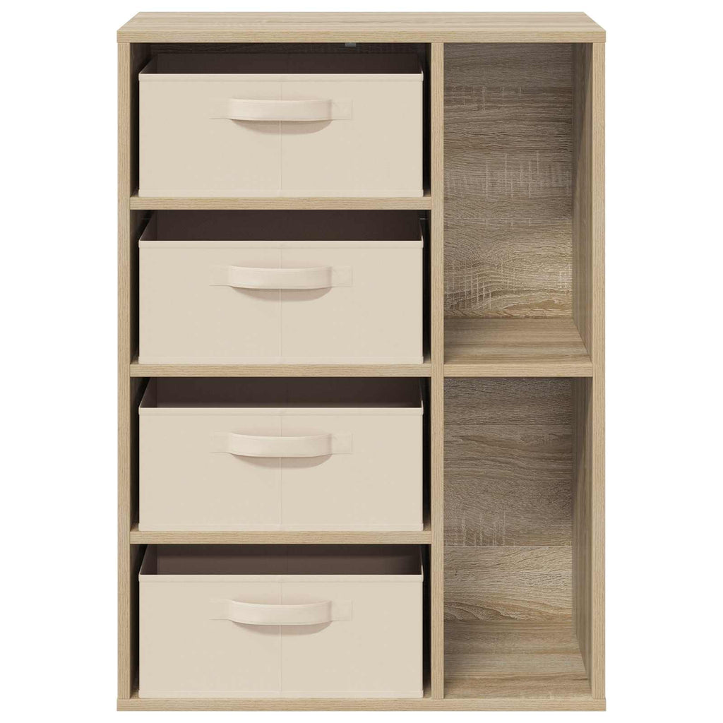 Sideboard mit Schubladen Sonoma-Eiche 60 x 33,5 x 84 cm