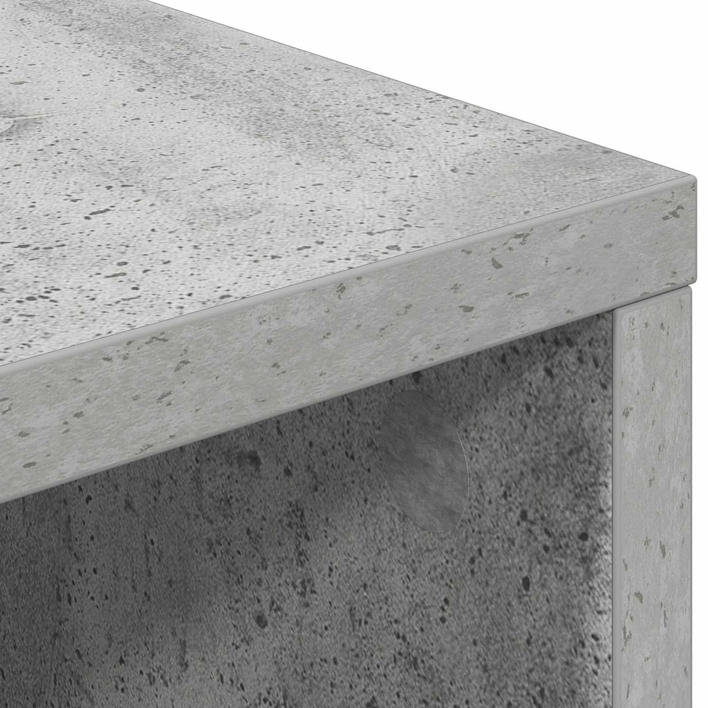 Sideboard mit Schubladen Beton Grau 60 x 33,5 x 84 cm