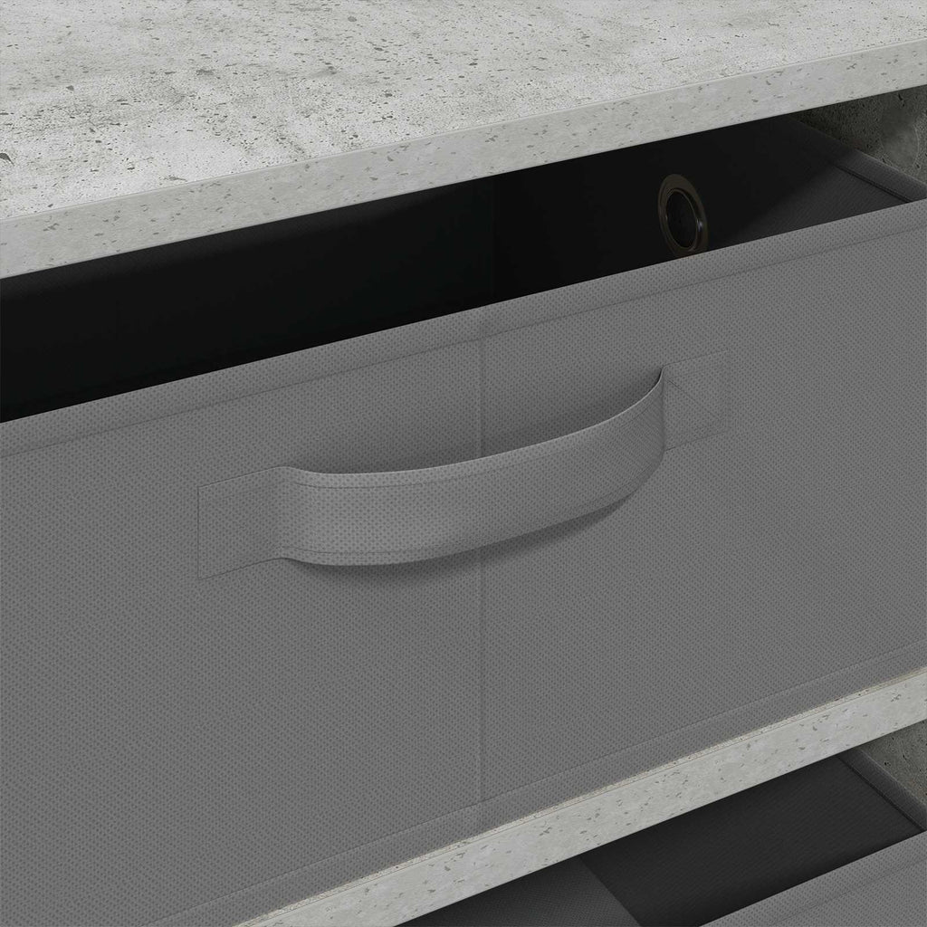 Sideboard mit Schubladen Beton Grau 60 x 33,5 x 84 cm