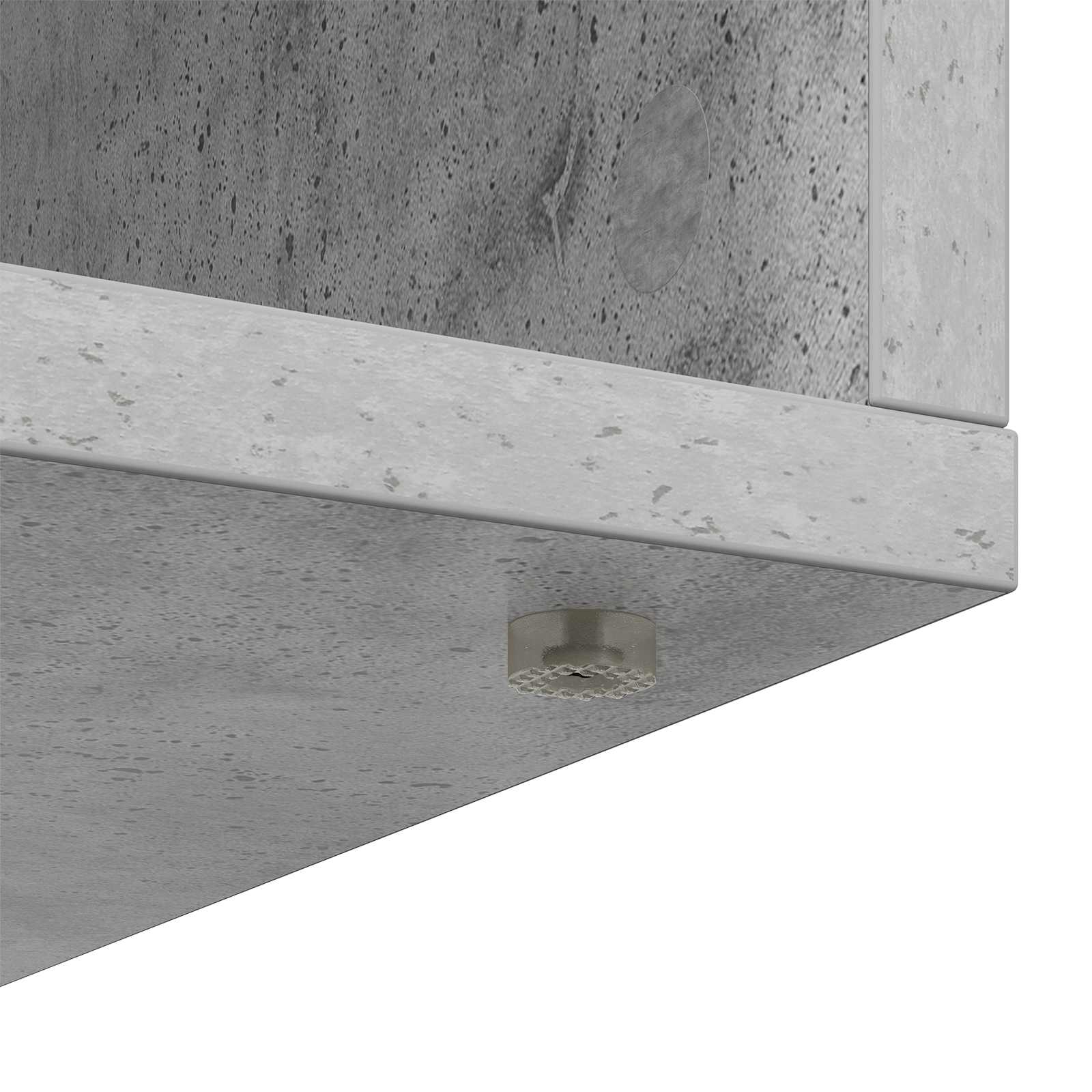 Sideboard mit Schubladen Beton Grau 60 x 33,5 x 84 cm