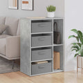 Sideboard mit Schubladen Beton Grau 60 x 33,5 x 84 cm