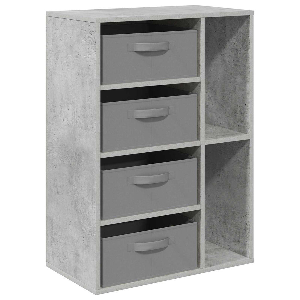 Sideboard mit Schubladen Beton Grau 60 x 33,5 x 84 cm