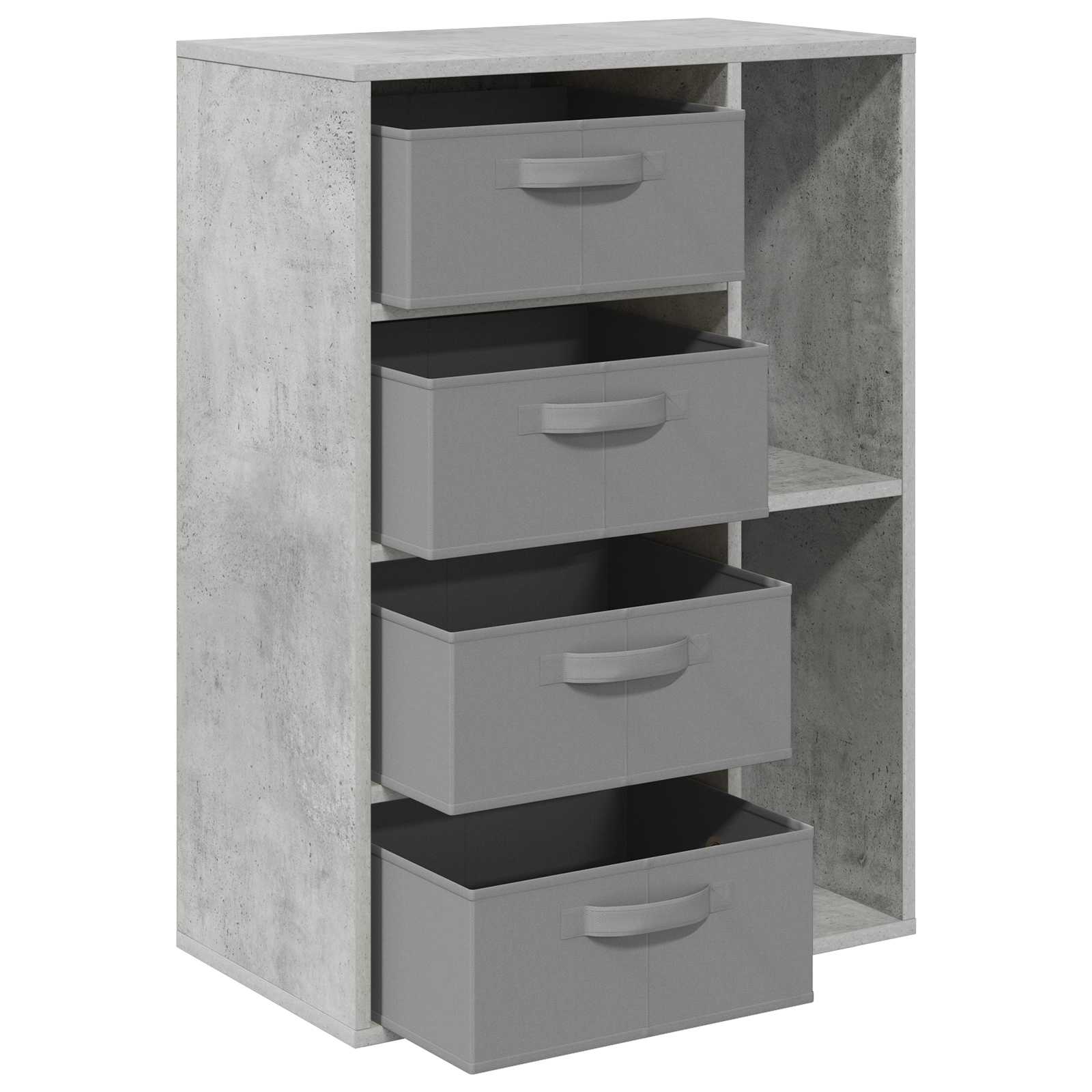 Sideboard mit Schubladen Beton Grau 60 x 33,5 x 84 cm