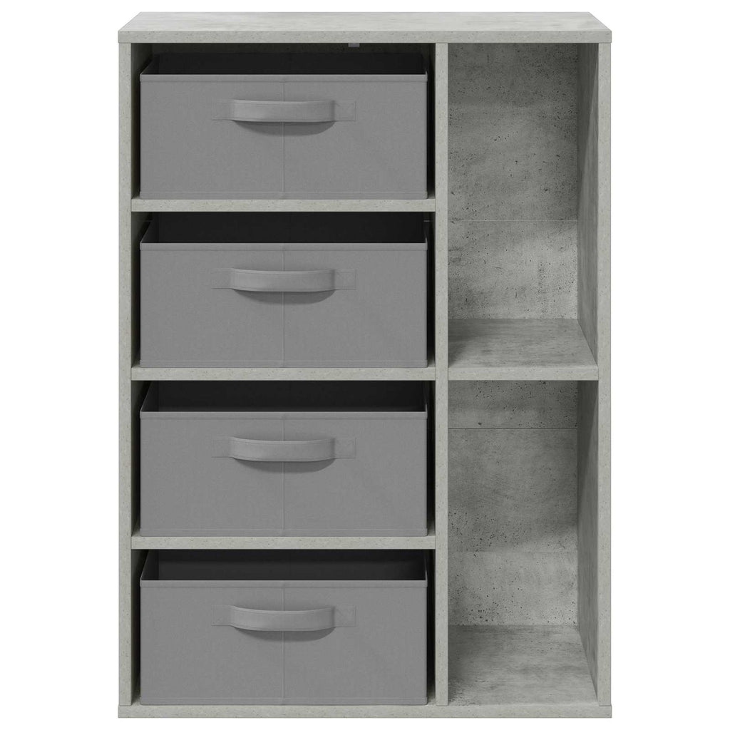 Sideboard mit Schubladen Beton Grau 60 x 33,5 x 84 cm