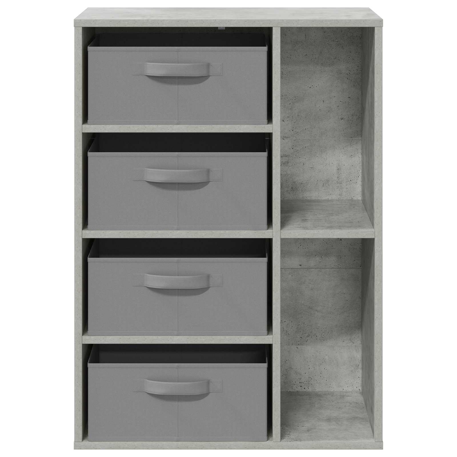 Sideboard mit Schubladen Beton Grau 60 x 33,5 x 84 cm