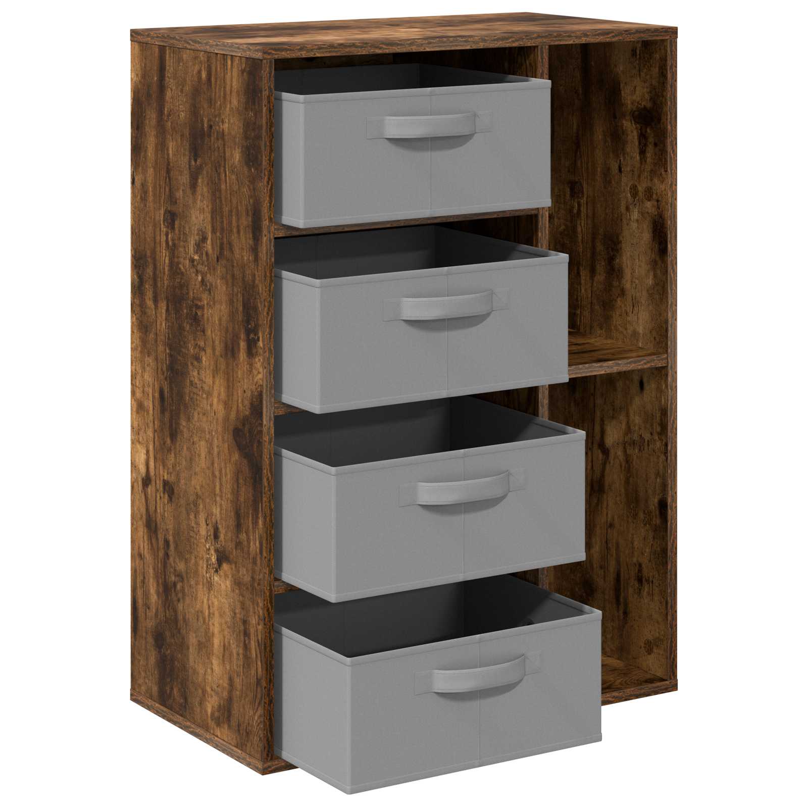 Sideboard mit Schubladen Geräucherte Eiche 60 x 33,5 x 84 cm