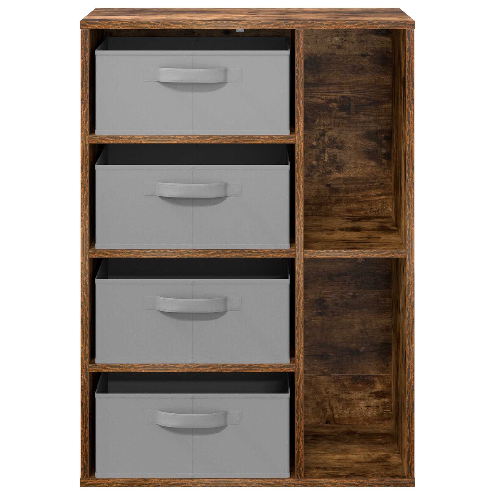 Sideboard mit Schubladen Geräucherte Eiche 60 x 33,5 x 84 cm