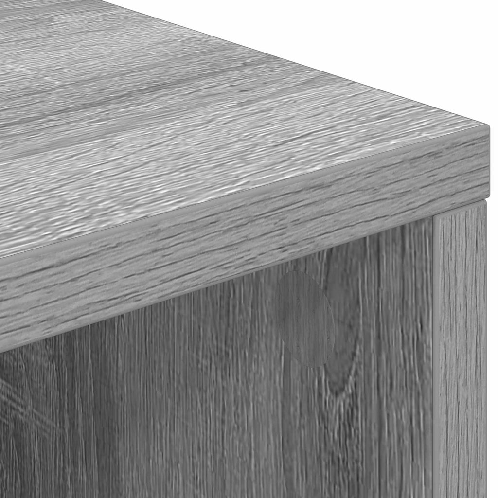 Sideboard mit Schubladen Graues Sonoma 60 x 33,5 x 84 cm