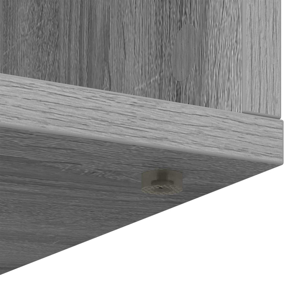 Sideboard mit Schubladen Graues Sonoma 60 x 33,5 x 84 cm