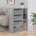 Sideboard mit Schubladen Graues Sonoma 60 x 33,5 x 84 cm