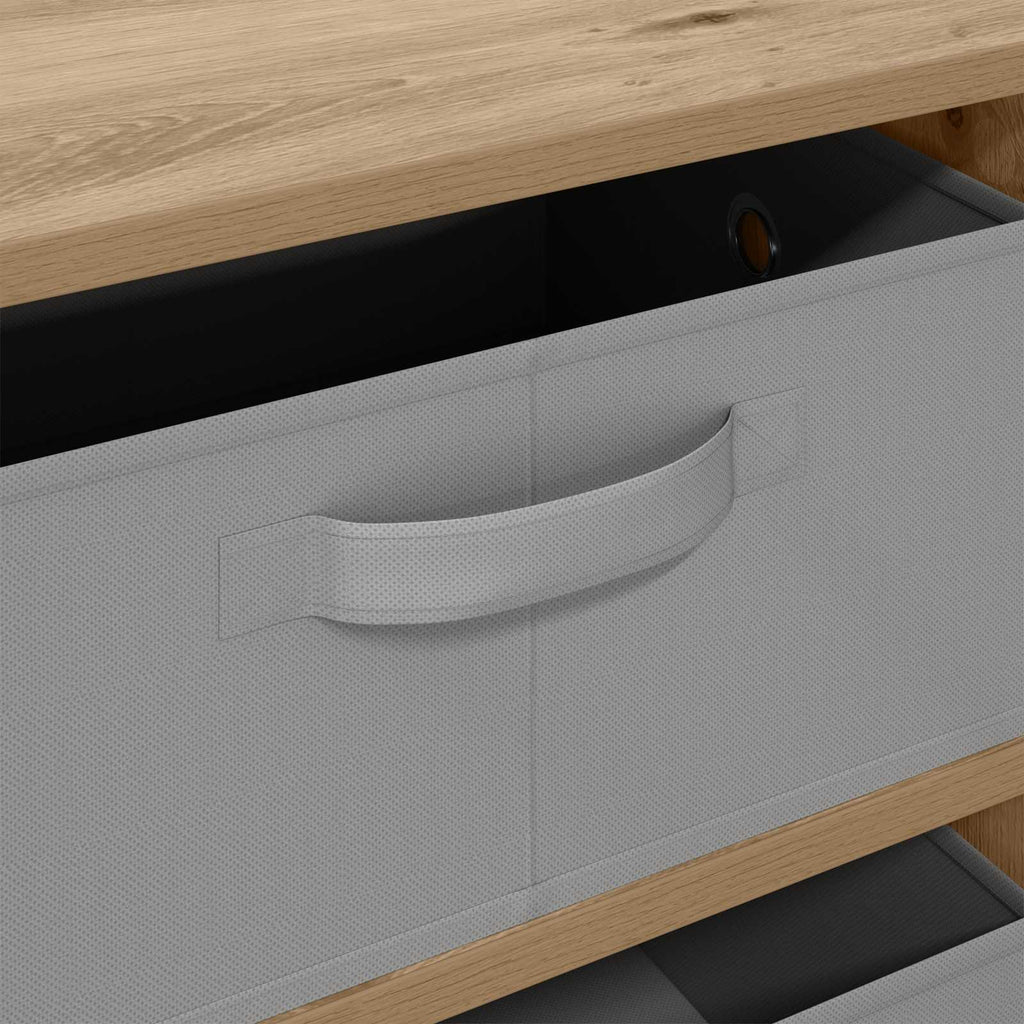 Sideboard mit Schubladen Artisan-Eiche 60 x 33,5 x 84 cm