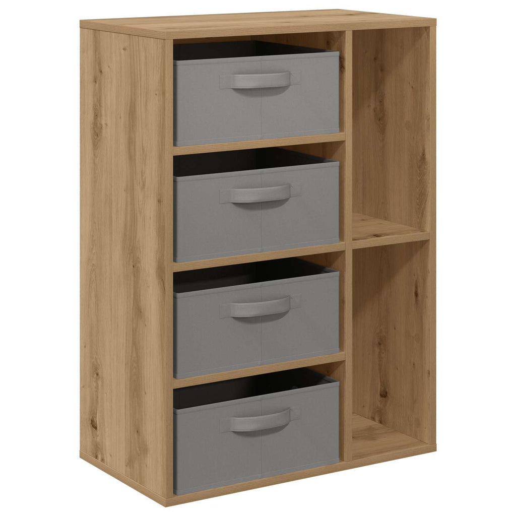 Sideboard mit Schubladen Artisan-Eiche 60 x 33,5 x 84 cm