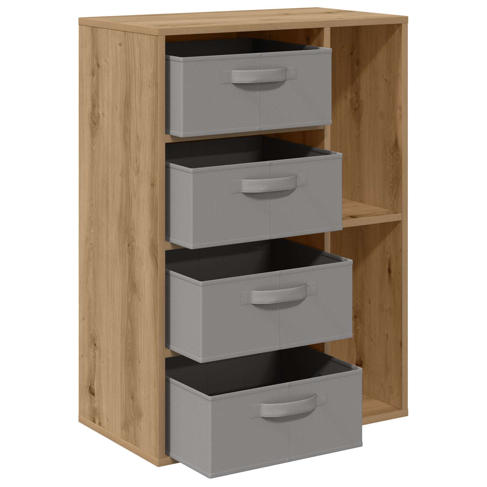 Sideboard mit Schubladen Artisan-Eiche 60 x 33,5 x 84 cm