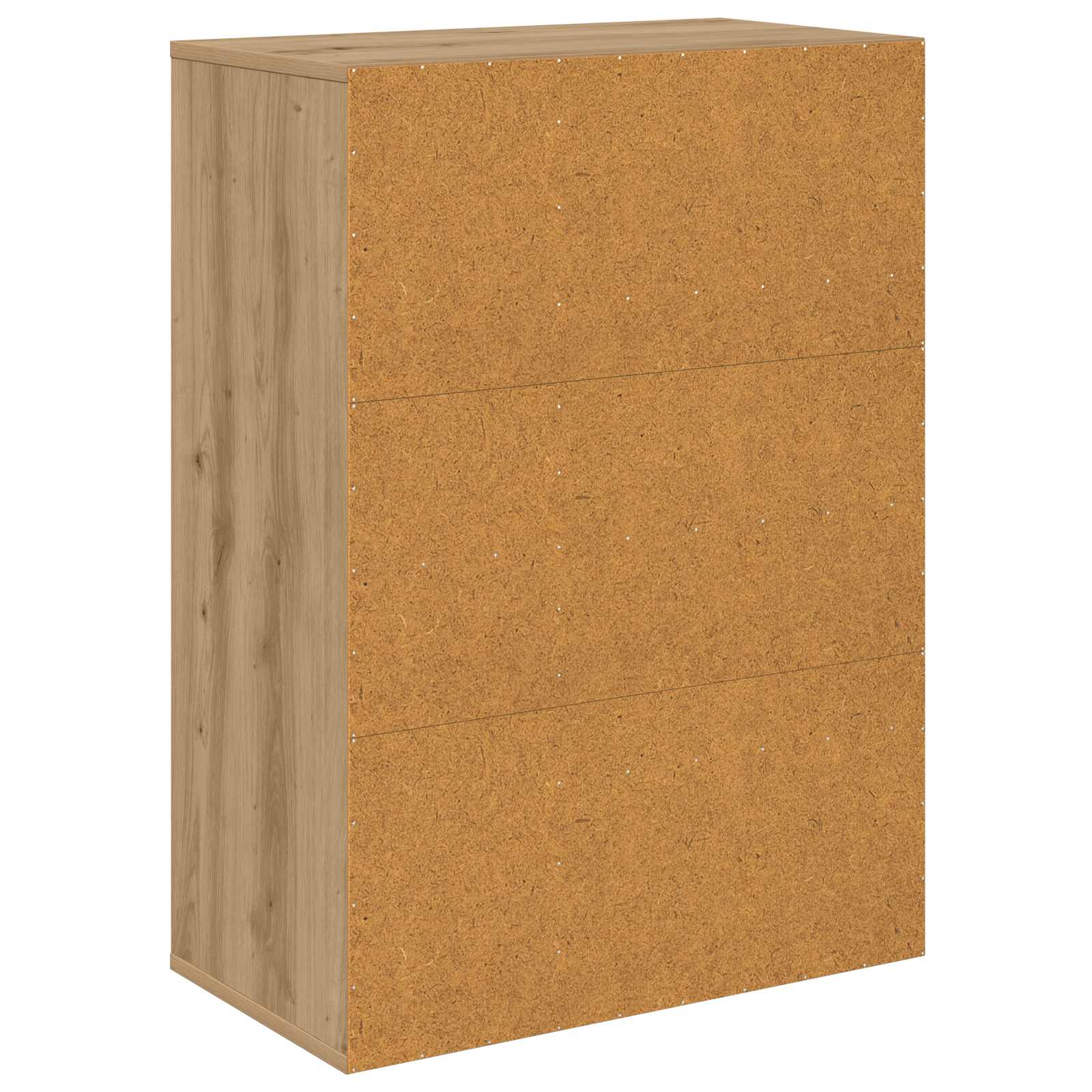 Sideboard mit Schubladen Artisan-Eiche 60 x 33,5 x 84 cm