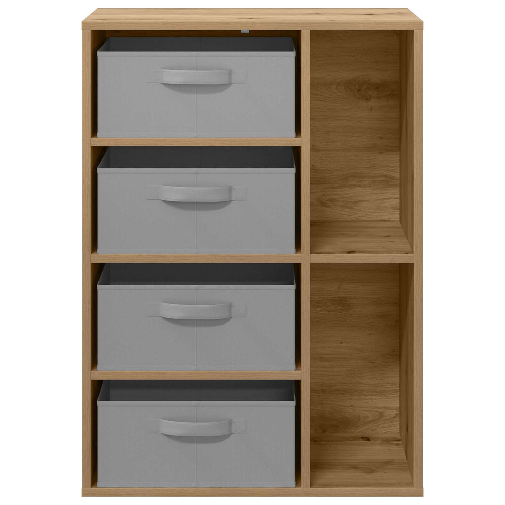 Sideboard mit Schubladen Artisan-Eiche 60 x 33,5 x 84 cm