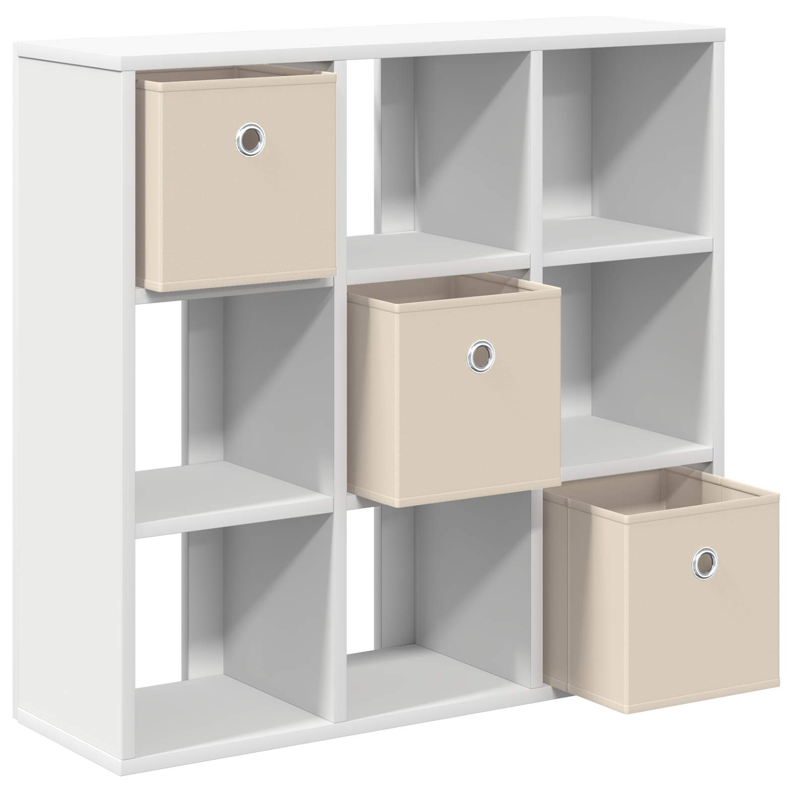 Sideboard mit Schubladen Weiß 73,5 x 24 x 69,5 cm