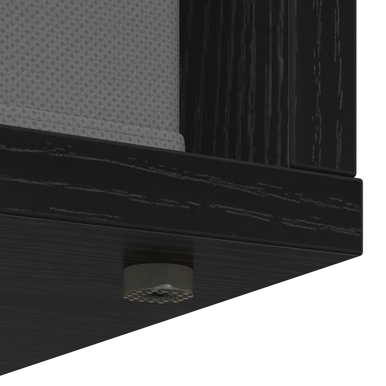 Sideboard Schwarz Eichen-Optik 73,5 x 24 x 69,5 cm