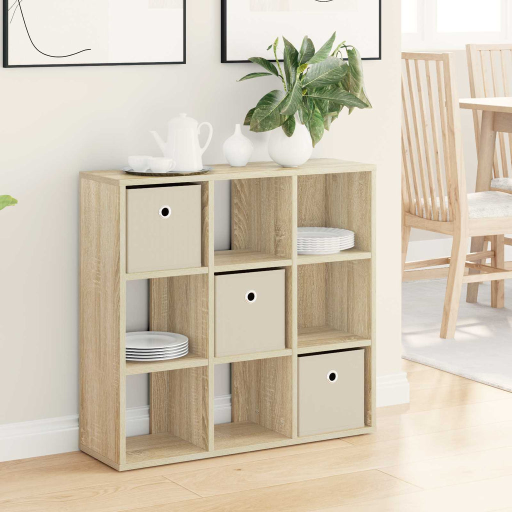 Sideboard mit Schubladen Sonoma-Eiche 73,5 x 24 x 69,5 cm