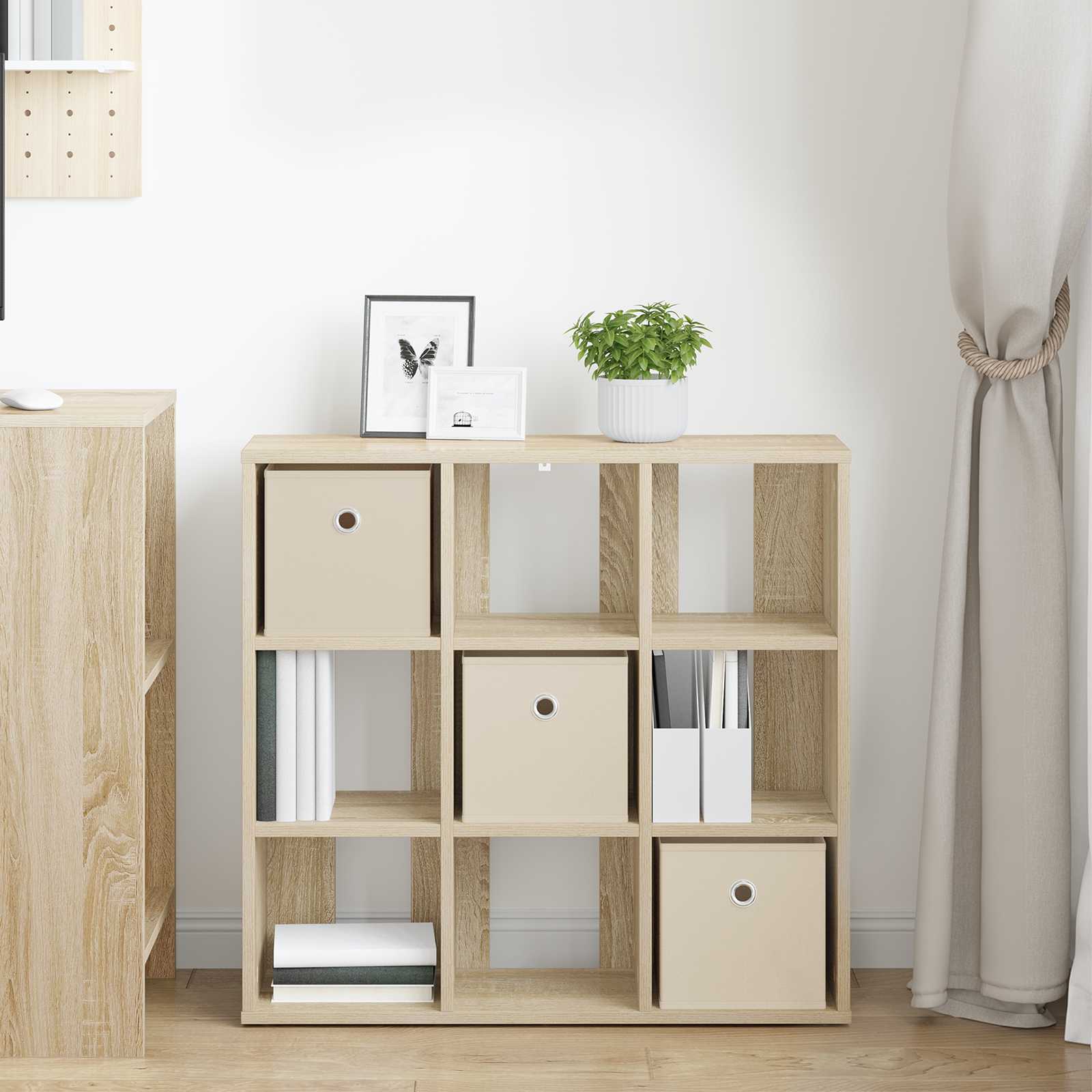Sideboard mit Schubladen Sonoma-Eiche 73,5 x 24 x 69,5 cm