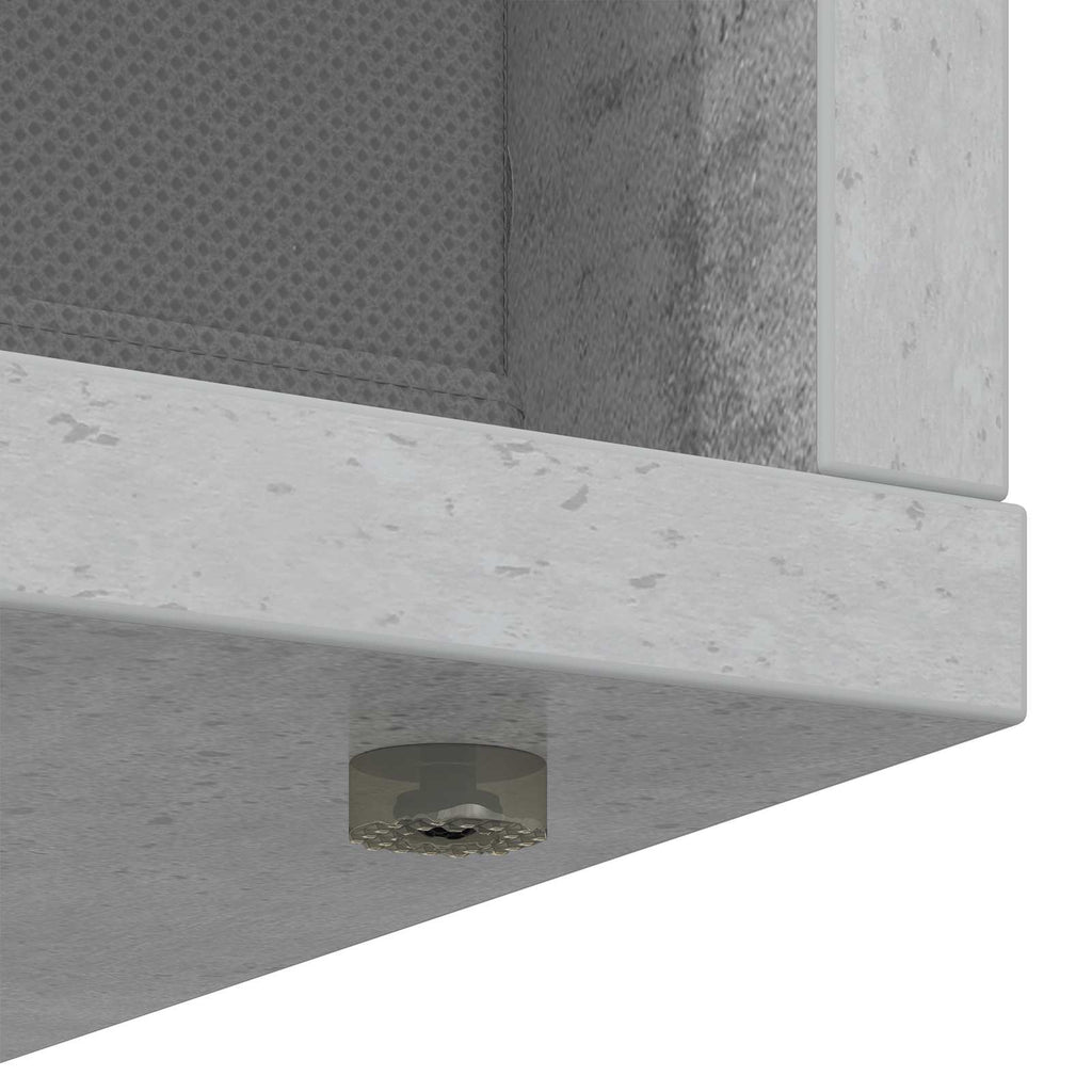 Sideboard mit Schubladen Beton Grau 73,5 x 24 x 69,5 cm