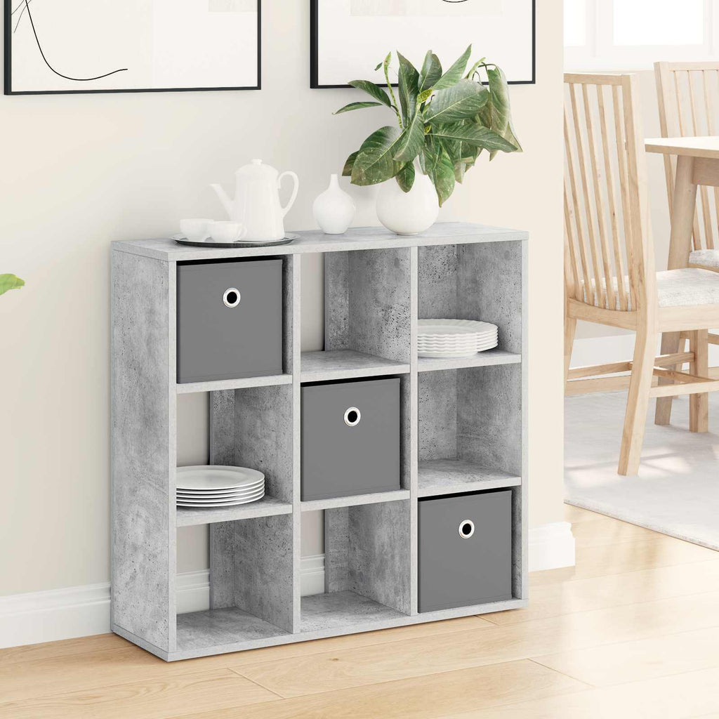 Sideboard mit Schubladen Beton Grau 73,5 x 24 x 69,5 cm