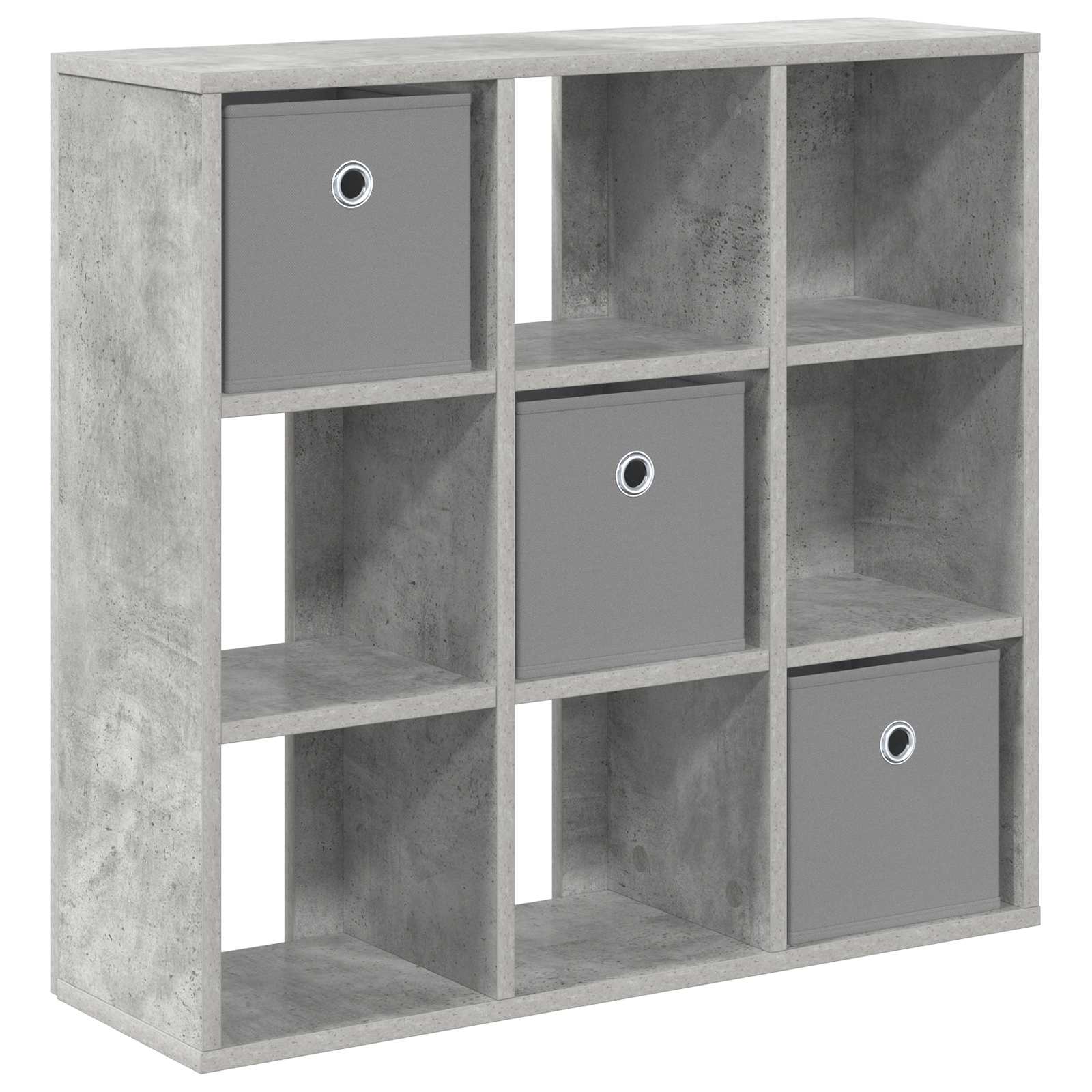 Sideboard mit Schubladen Beton Grau 73,5 x 24 x 69,5 cm