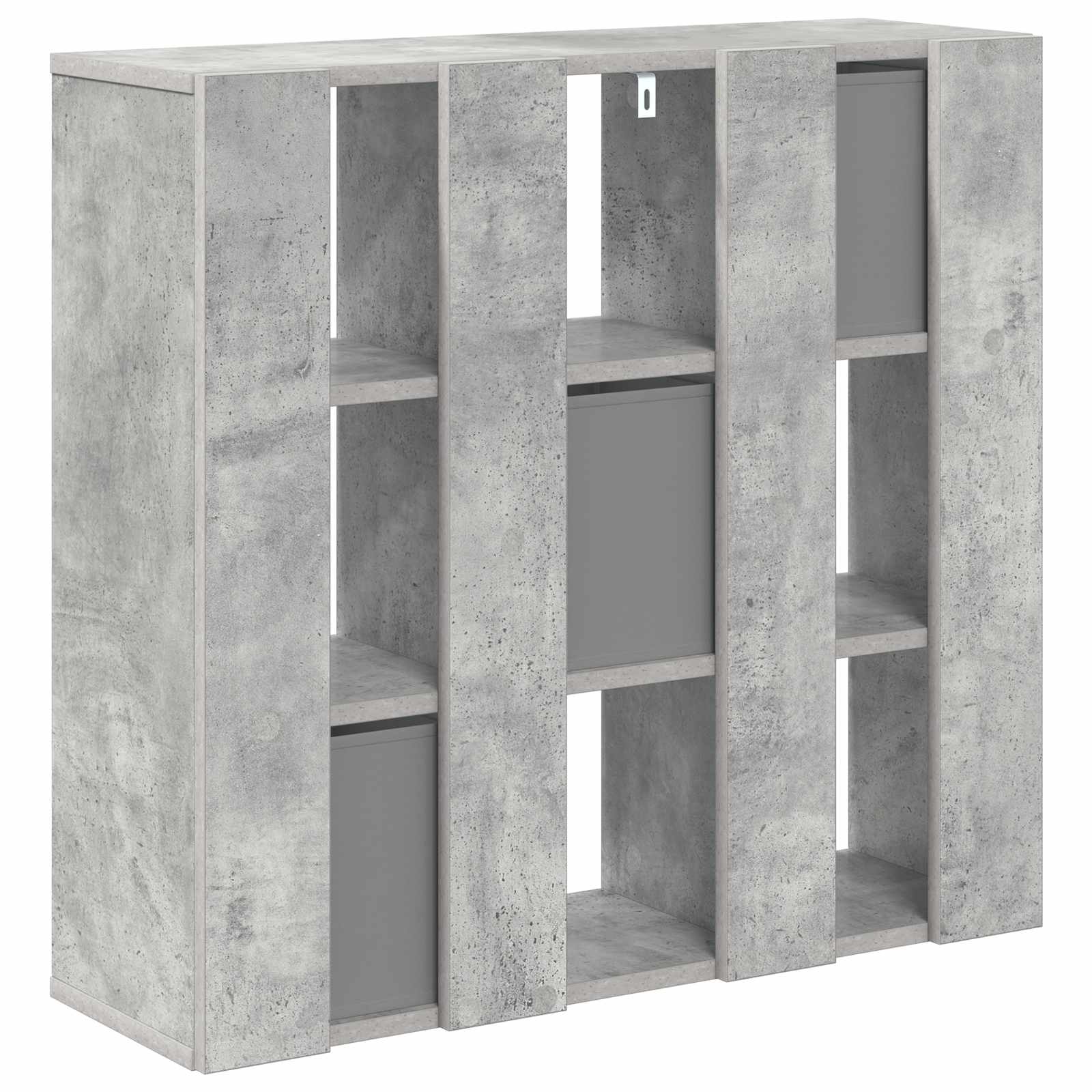 Sideboard mit Schubladen Beton Grau 73,5 x 24 x 69,5 cm