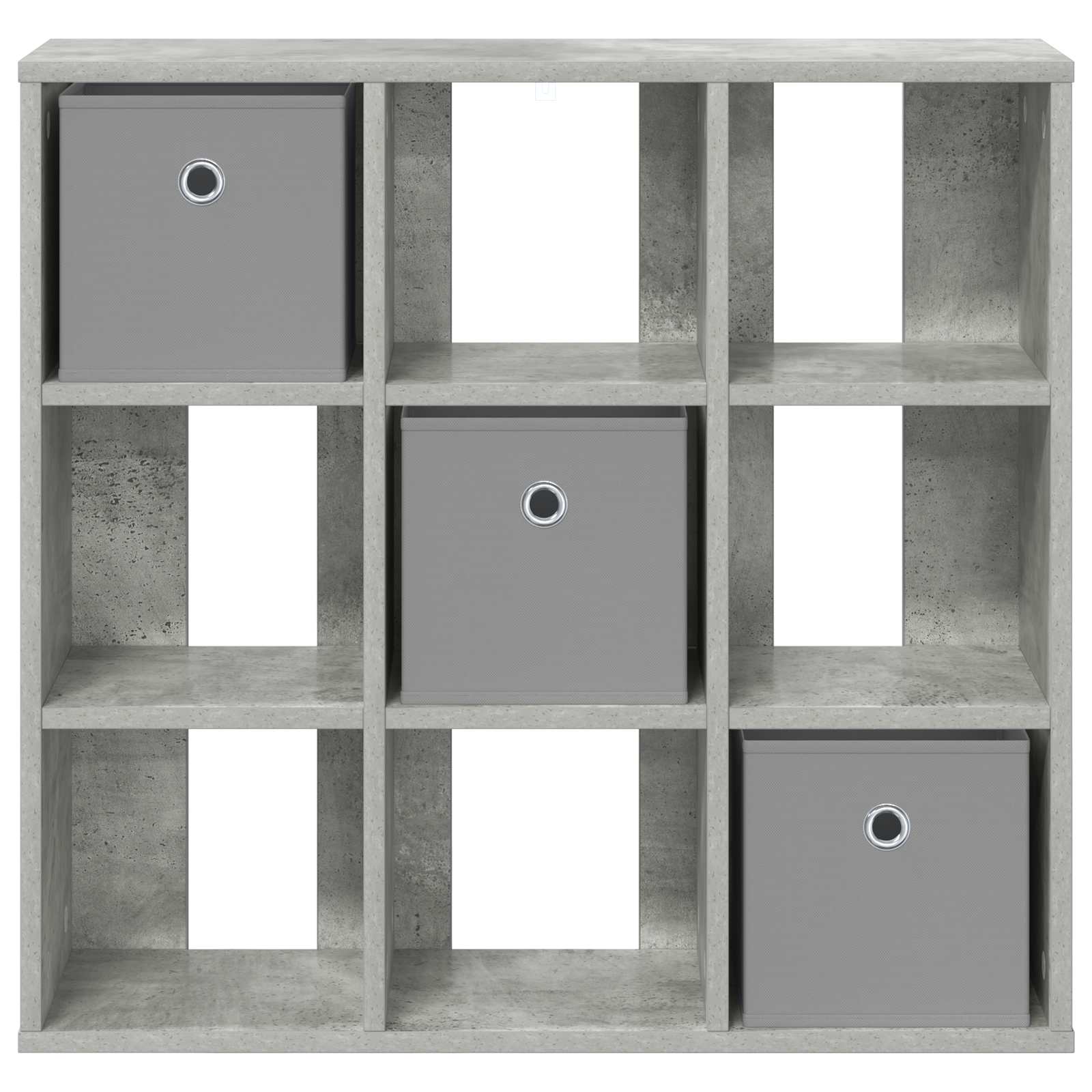 Sideboard mit Schubladen Beton Grau 73,5 x 24 x 69,5 cm