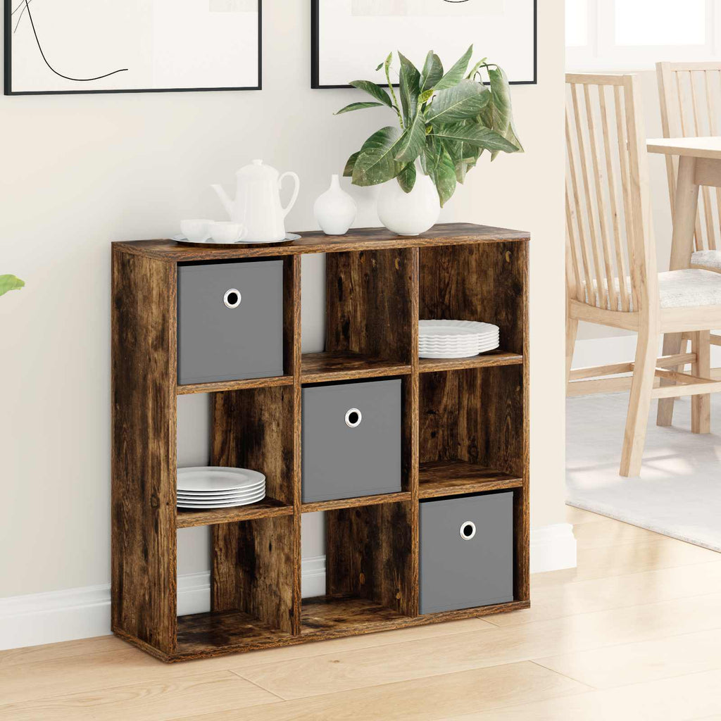 Sideboard mit Schubladen Geräucherte Eiche 73,5 x 24 x 69,5 cm
