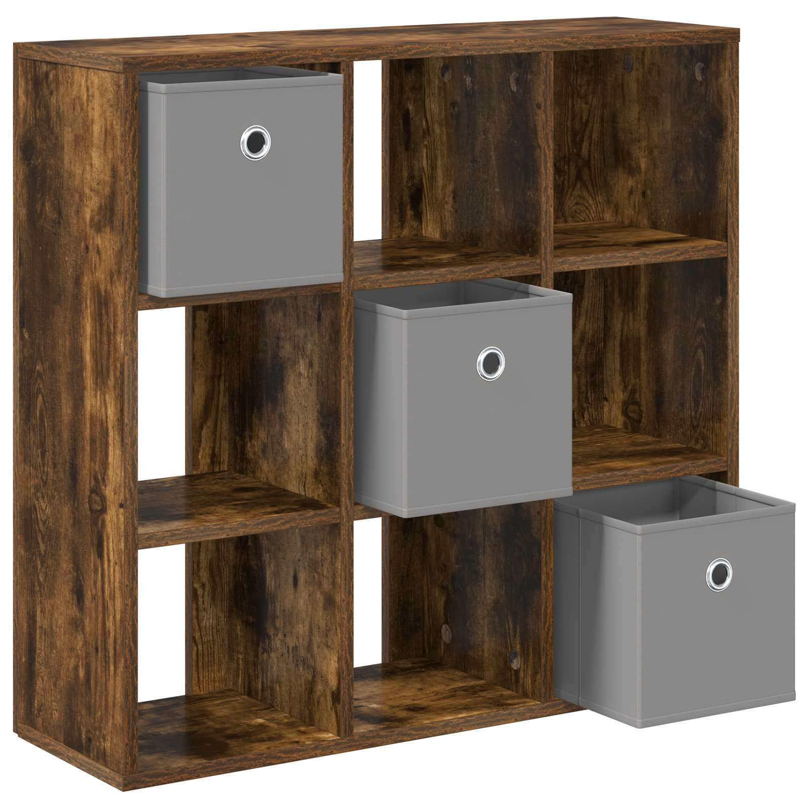 Sideboard mit Schubladen Geräucherte Eiche 73,5 x 24 x 69,5 cm