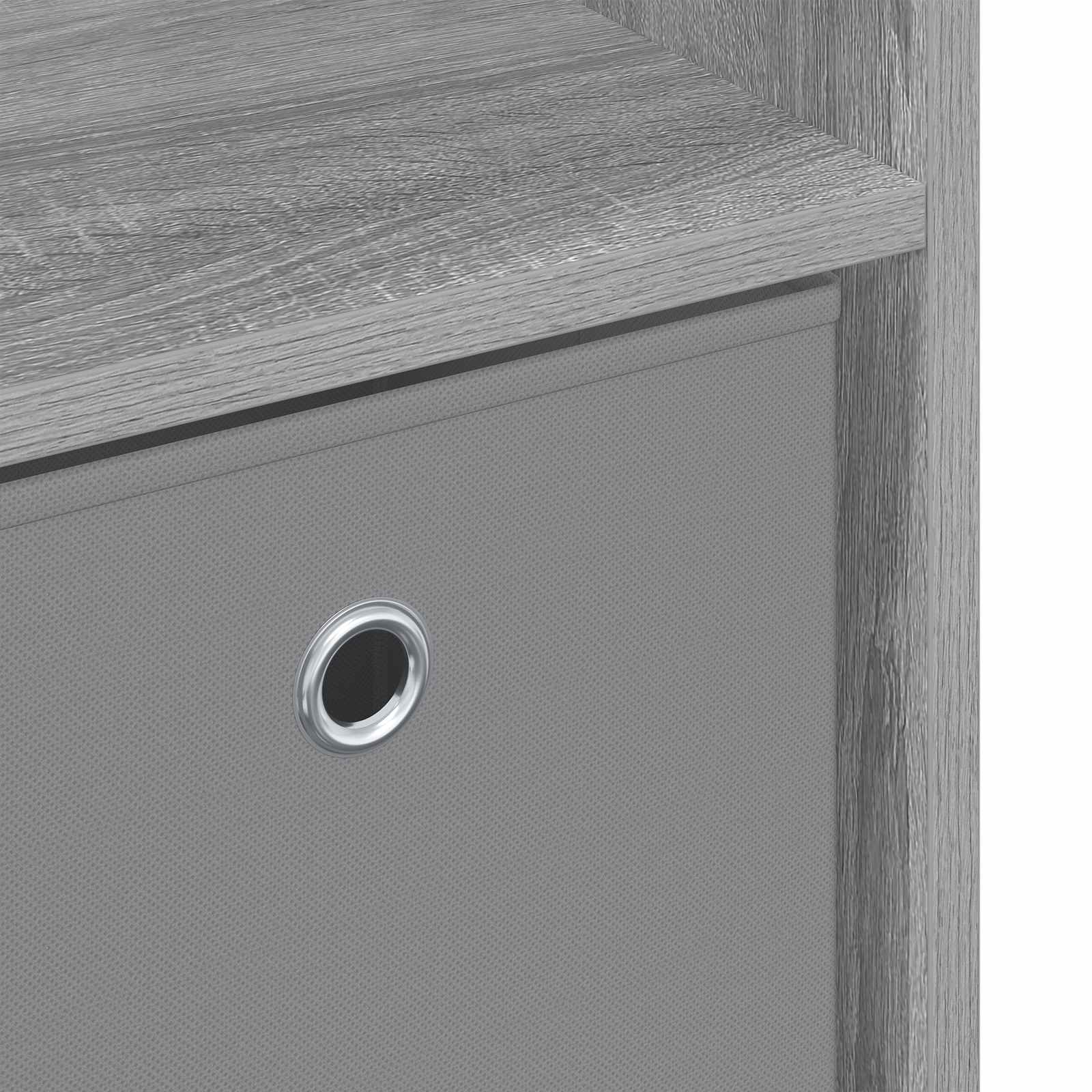 Sideboard mit Schubladen Graues Sonoma 73,5 x 24 x 69,5 cm
