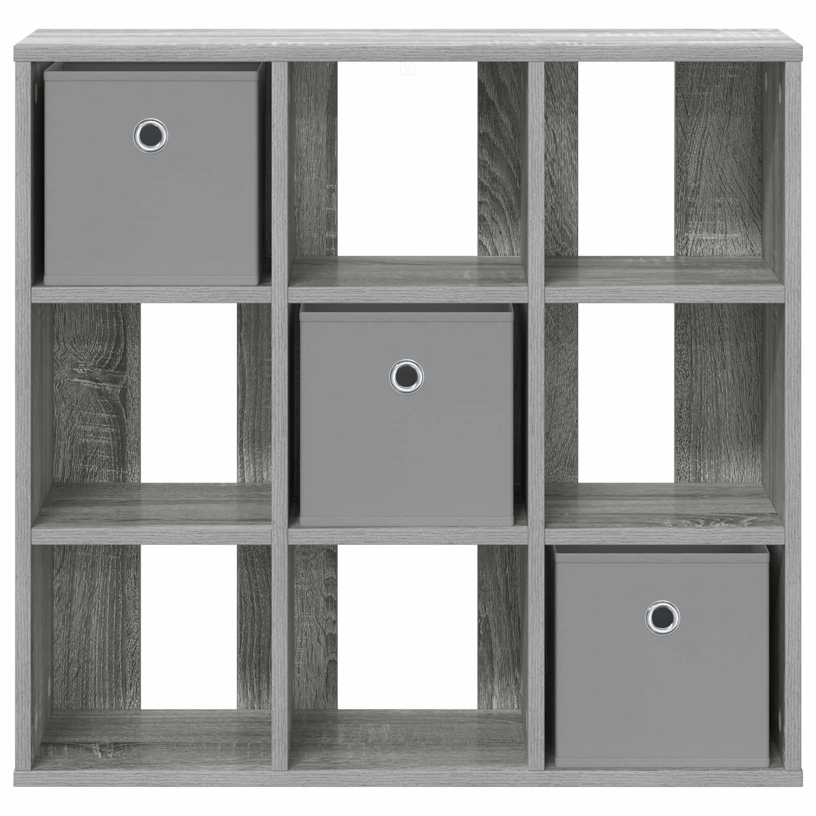 Sideboard mit Schubladen Graues Sonoma 73,5 x 24 x 69,5 cm
