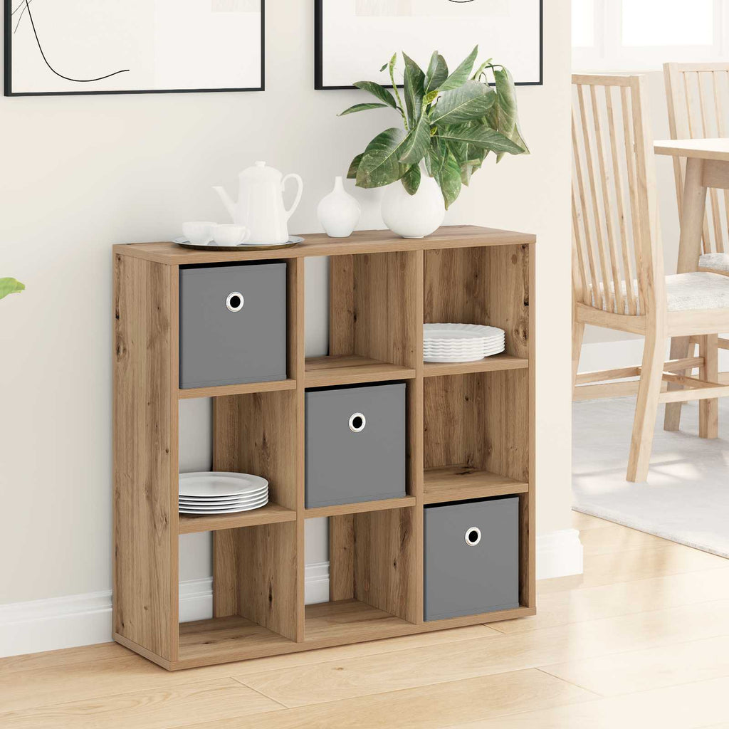 Sideboard mit Schubladen Artisan-Eiche 73,5 x 24 x 69,5 cm