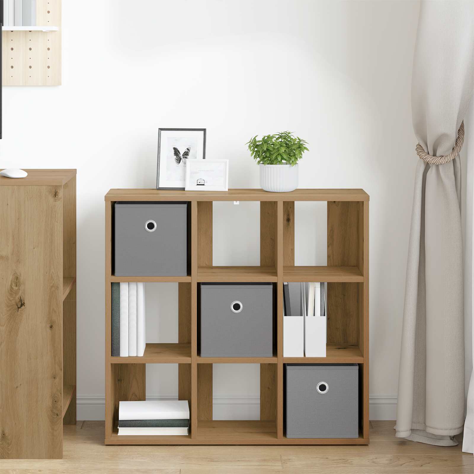 Sideboard mit Schubladen Artisan-Eiche 73,5 x 24 x 69,5 cm