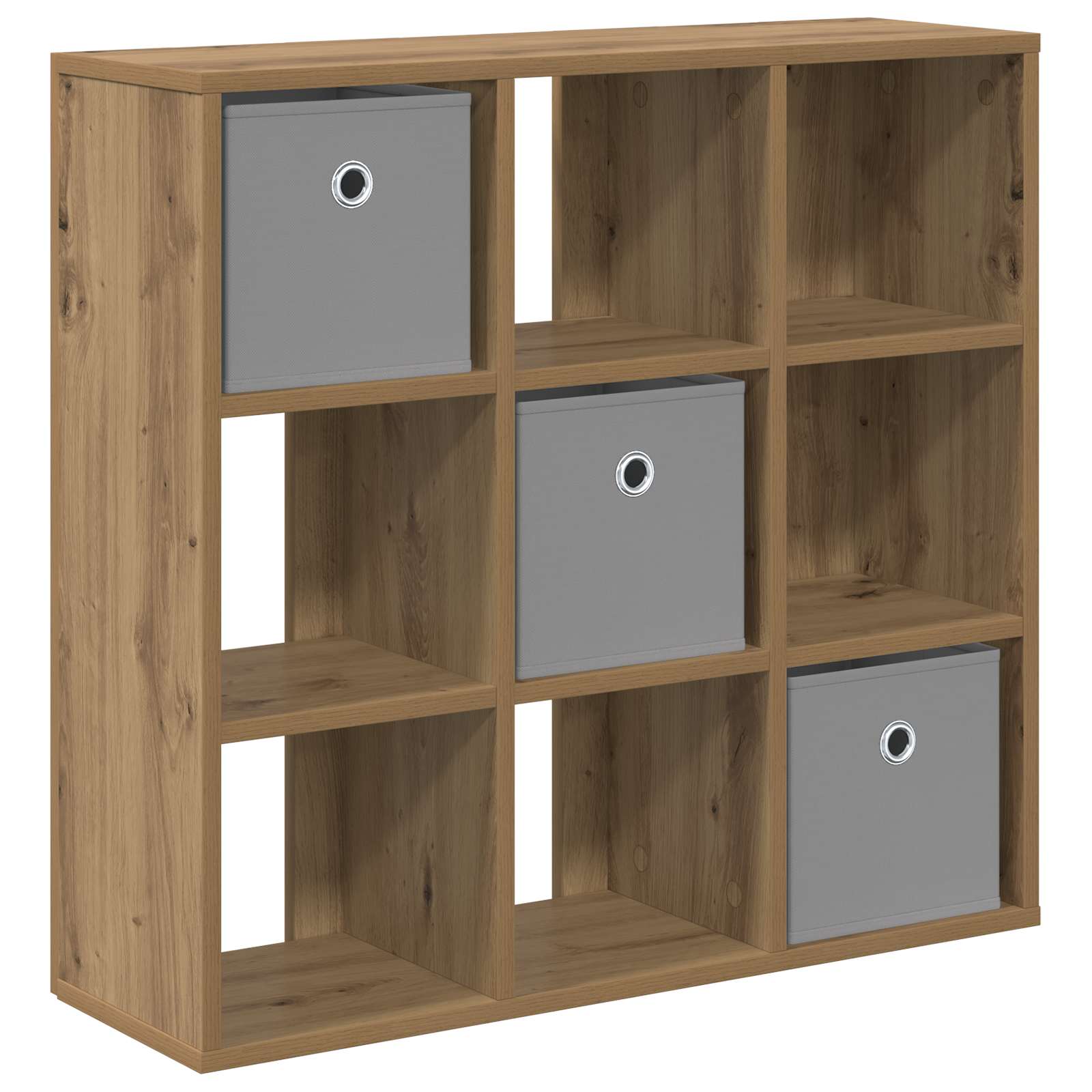 Sideboard mit Schubladen Artisan-Eiche 73,5 x 24 x 69,5 cm