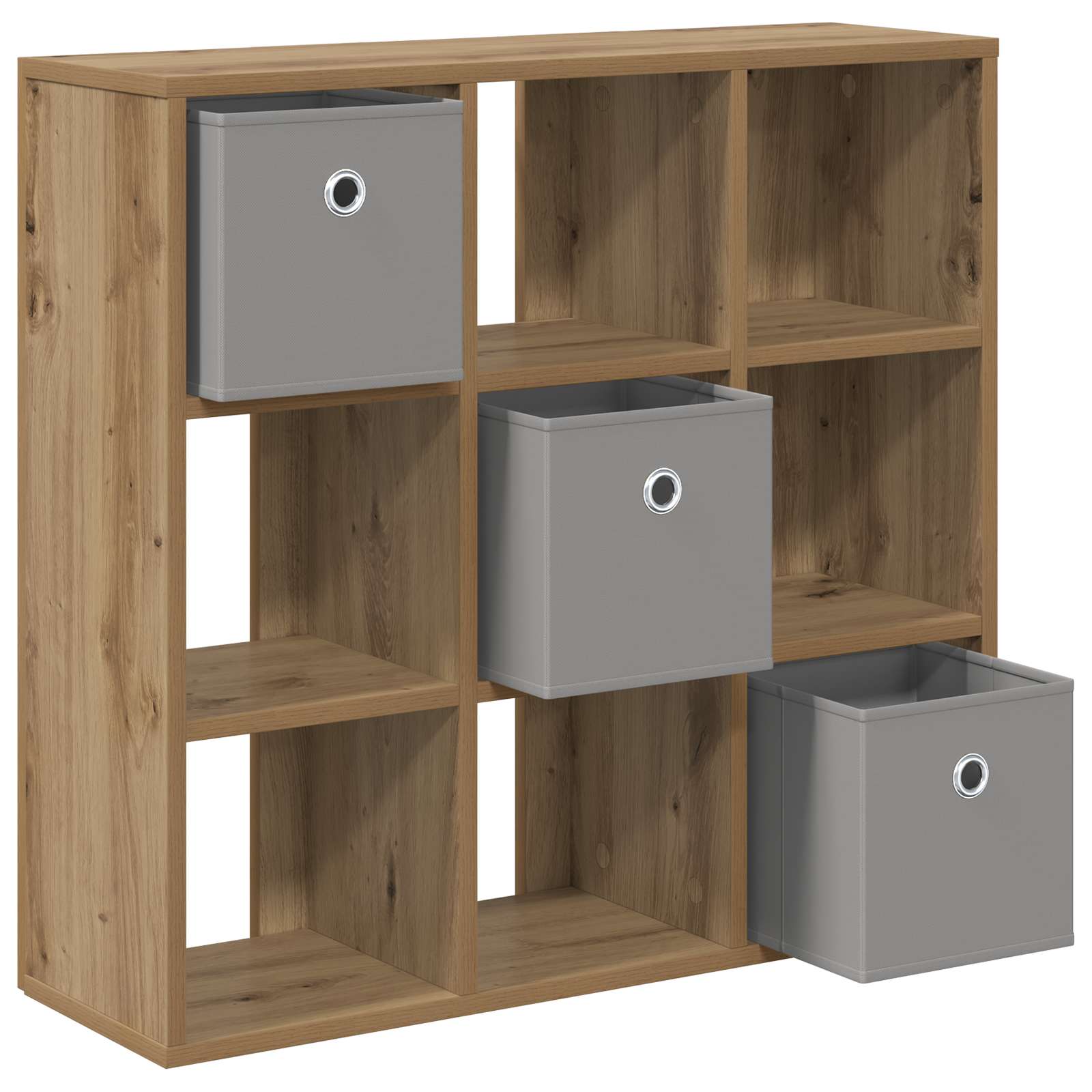 Sideboard mit Schubladen Artisan-Eiche 73,5 x 24 x 69,5 cm