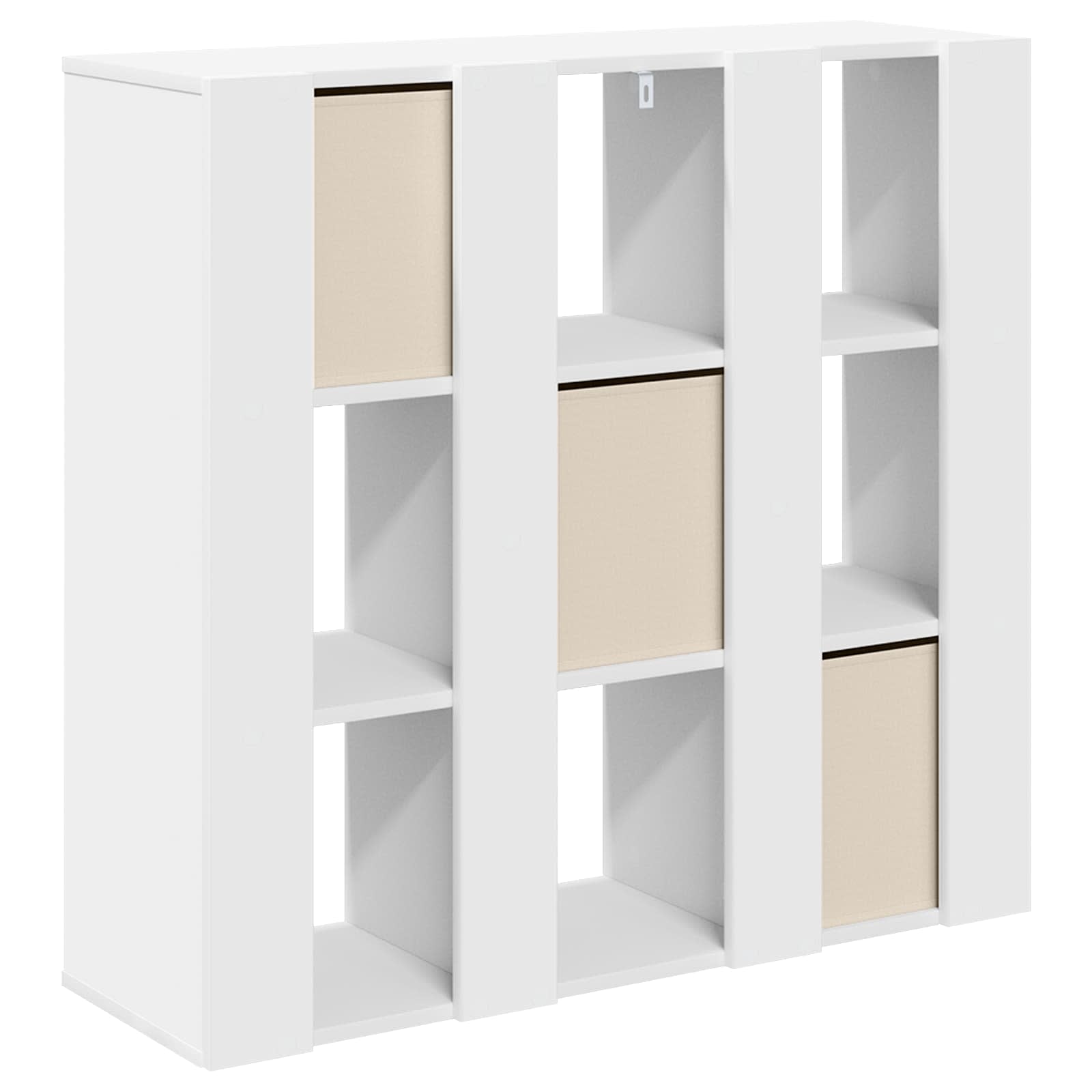 Sideboard mit Schubladen Weiß 88,5 x 29 x 84,5 cm