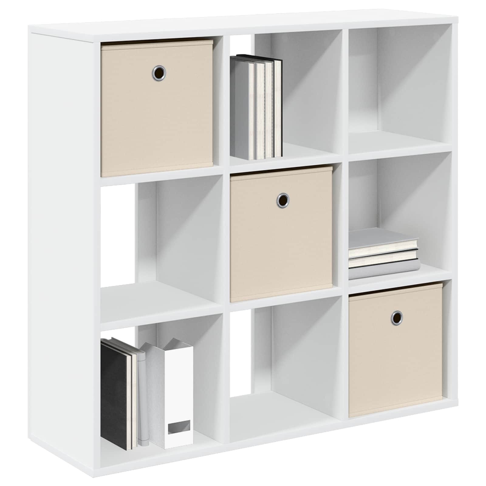 Sideboard mit Schubladen Weiß 88,5 x 29 x 84,5 cm