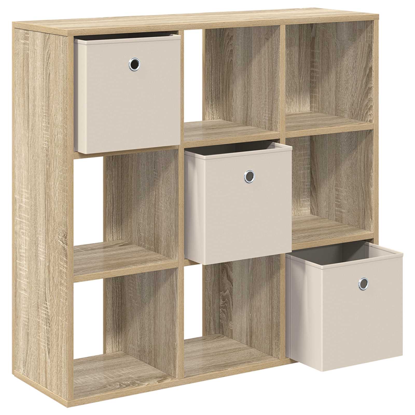 Sideboard mit Schubladen Sonoma-Eiche 88,5 x 29 x 84,5 cm