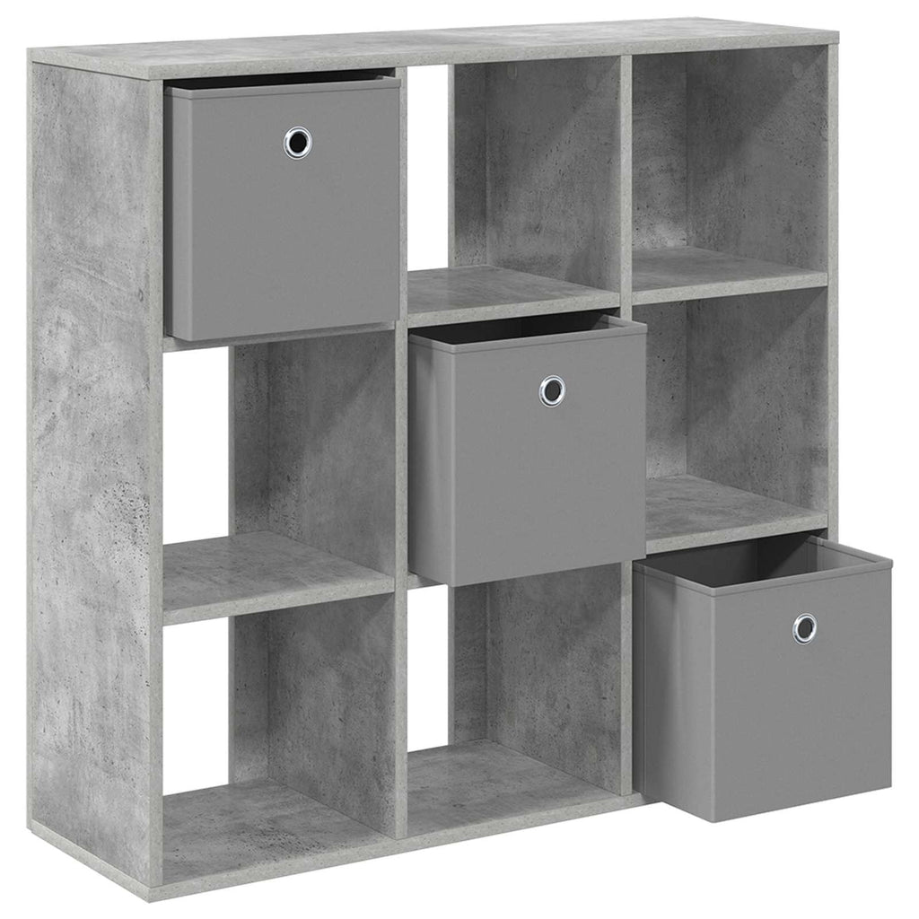 Sideboard mit Schubladen Beton Grau 88,5 x 29 x 84,5 cm