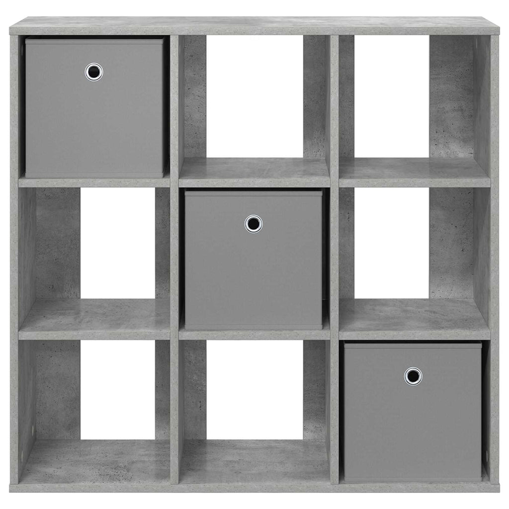 Sideboard mit Schubladen Beton Grau 88,5 x 29 x 84,5 cm