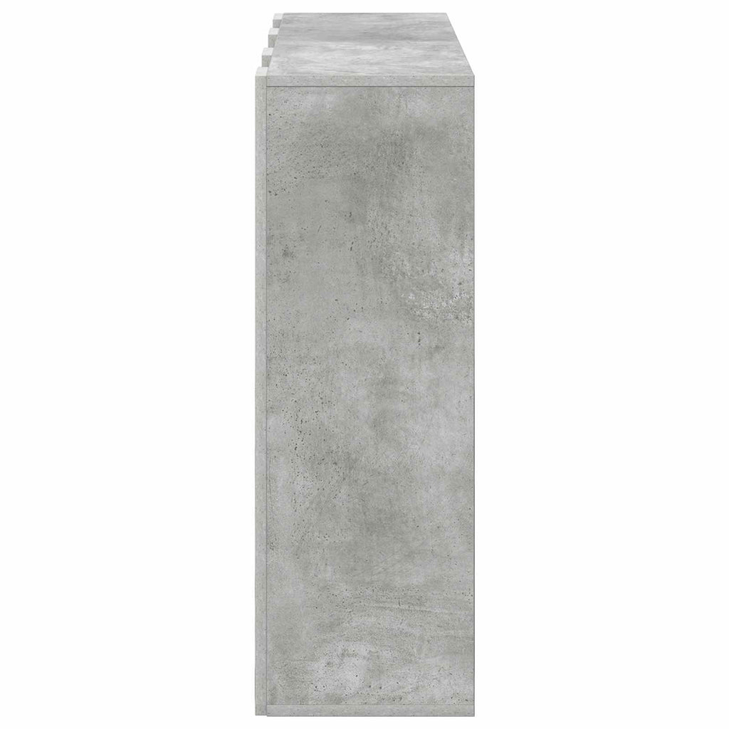 Sideboard mit Schubladen Beton Grau 88,5 x 29 x 84,5 cm