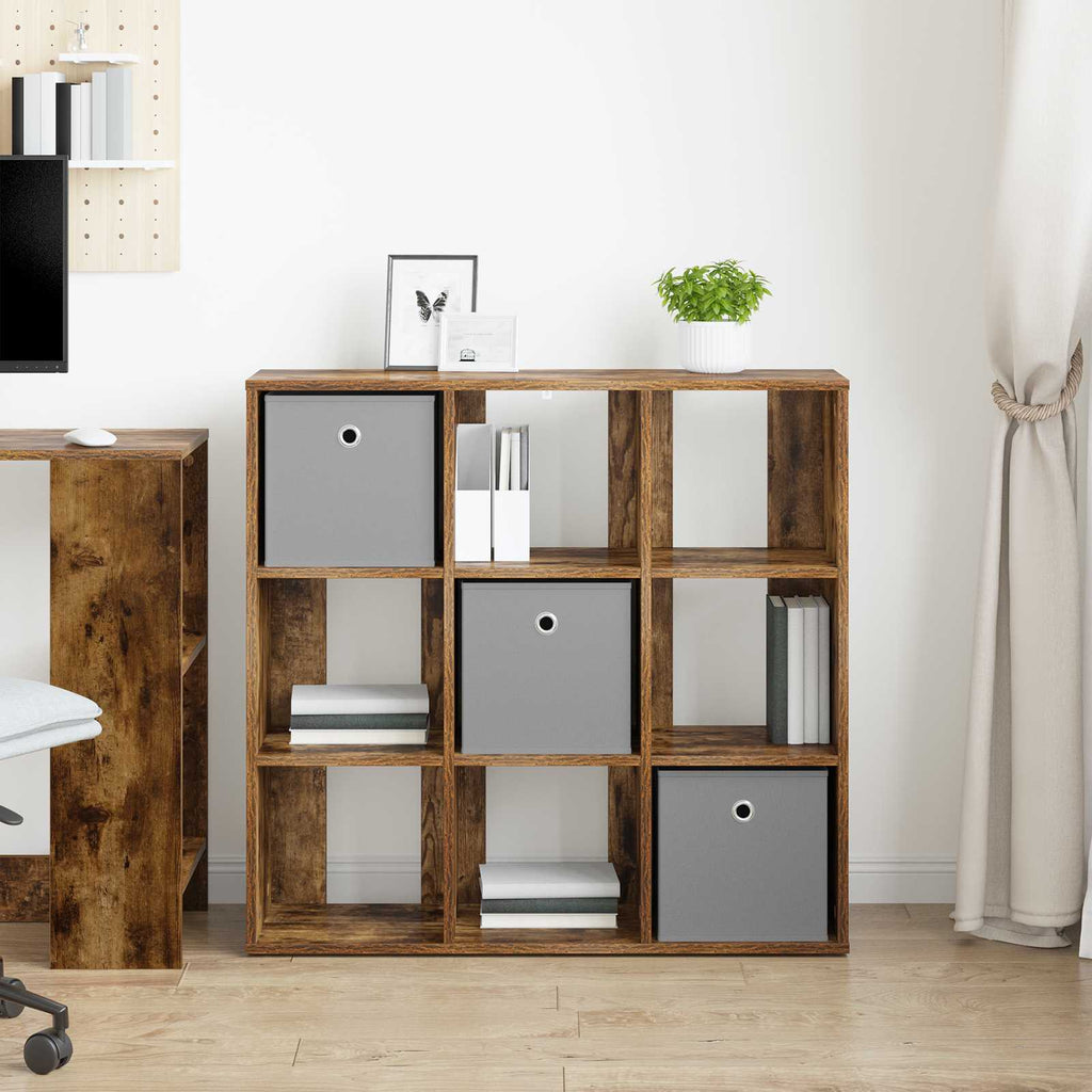Sideboard mit Schubladen Geräucherte Eiche 88,5 x 29 x 84,5 cm