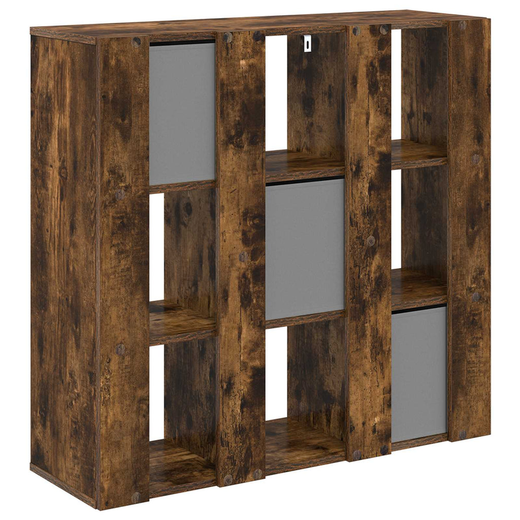 Sideboard mit Schubladen Geräucherte Eiche 88,5 x 29 x 84,5 cm