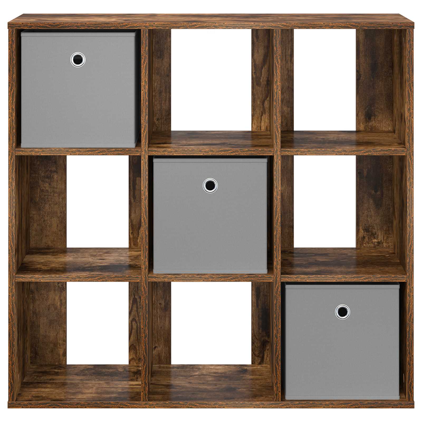 Sideboard mit Schubladen Geräucherte Eiche 88,5 x 29 x 84,5 cm