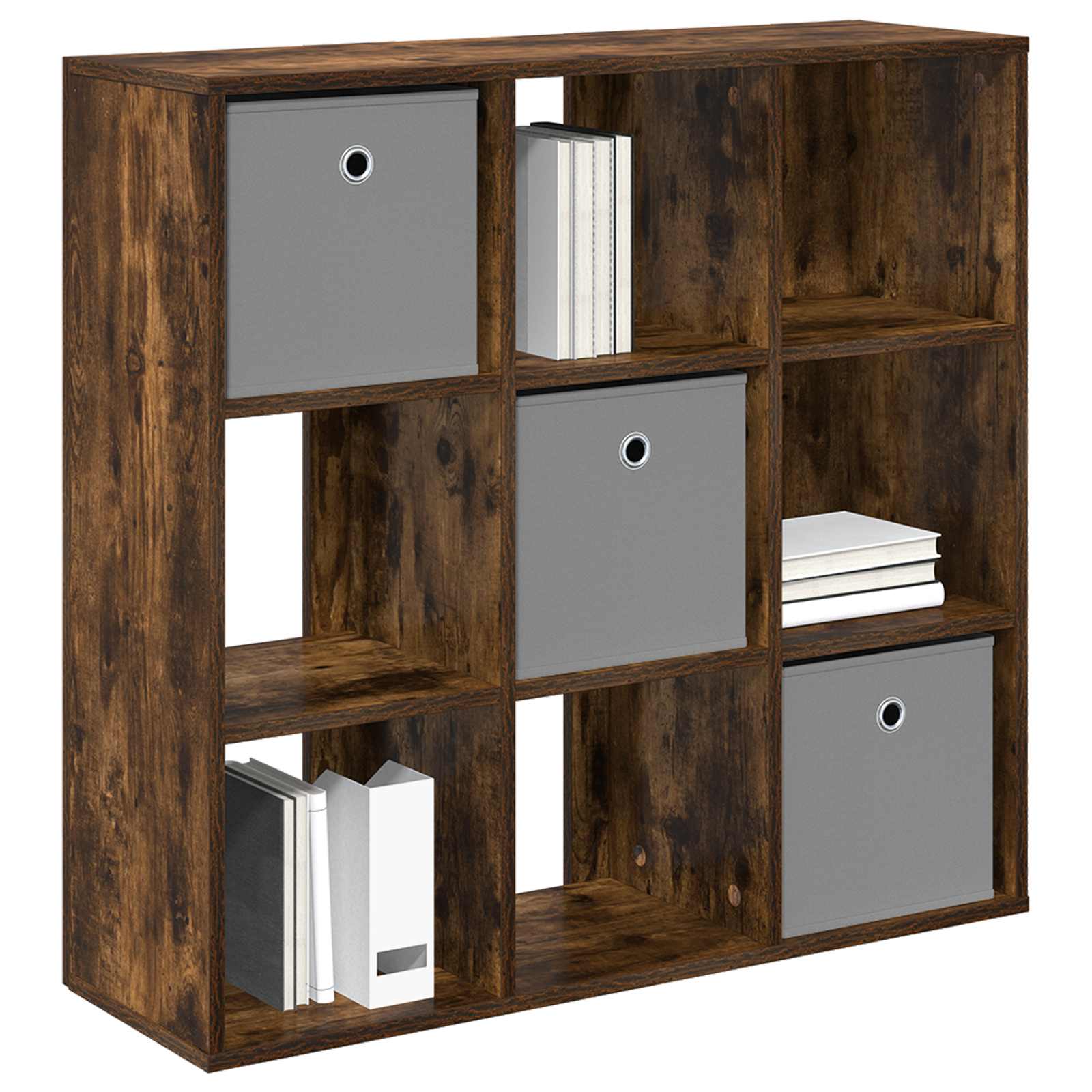 Sideboard mit Schubladen Geräucherte Eiche 88,5 x 29 x 84,5 cm