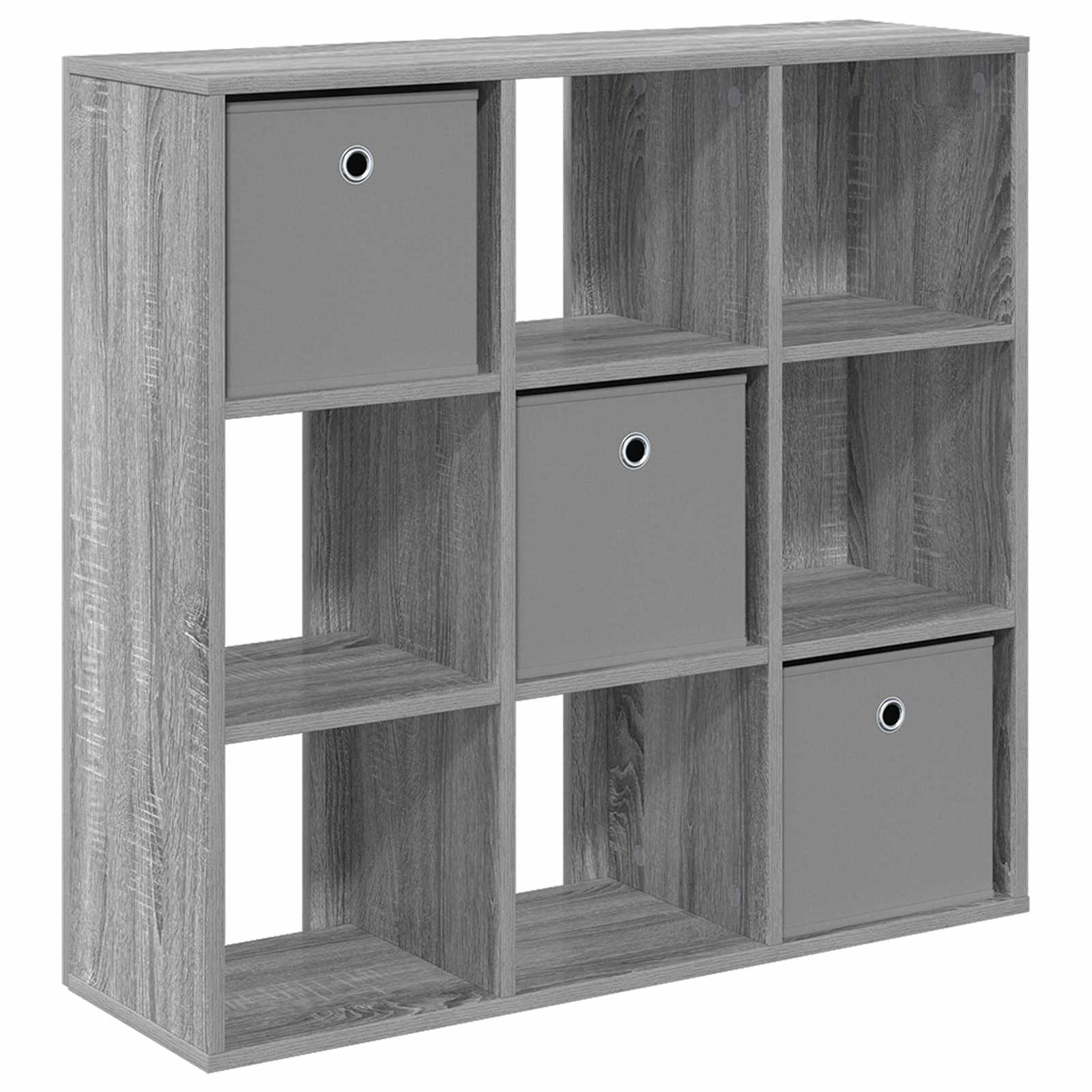 Sideboard mit Schubladen Graues Sonoma 88,5 x 29 x 84,5 cm