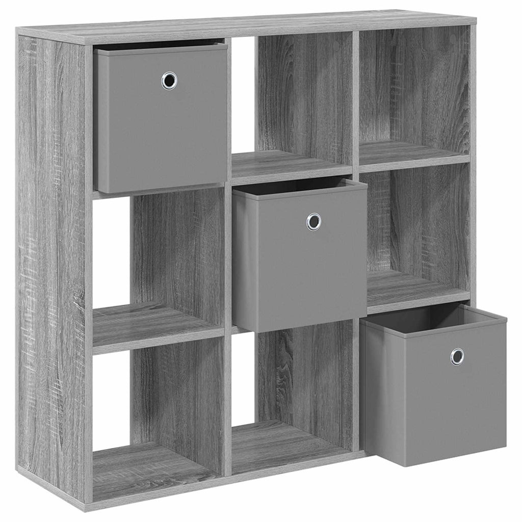 Sideboard mit Schubladen Graues Sonoma 88,5 x 29 x 84,5 cm